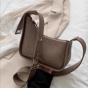 Shoulder Crossbody Faux Pebble PU Leather Bag